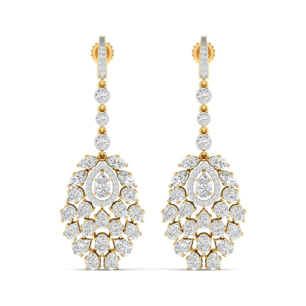 Exquisite Diamond Statement Earrings