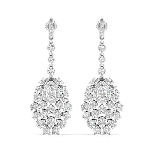 Exquisite Diamond Statement Earrings