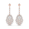 Exquisite Diamond Statement Earrings