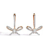 Fine Crystal Bow Earrings