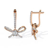 Fine Crystal Bow Earrings