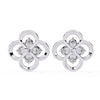 Four-Stone Clover Diamond Earrings