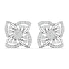 Geometric Petal Diamond Studs