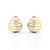 Gleaming Leaf Pattern Diamond Earrings