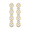 Halo Link Diamond Earrings