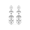 HexaGlow Dangler Diamond Earrings