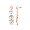 HexaGlow Dangler Diamond Earrings