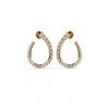 Huggie Hoop Diamond Earrings