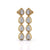Leaf Design Drop Earrings