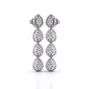 Leaf Design Drop Earrings