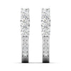 Linear Diamond Dangler Earrings