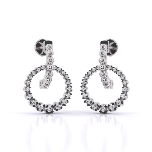 Luxe Hoops Diamond Earrings