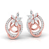 Marquise & Round Diamond Knot Earring