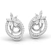 Marquise & Round Diamond Knot Earring