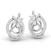 Marquise & Round Diamond Knot Earring