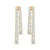 Minimalist Diamond Bar Earrings