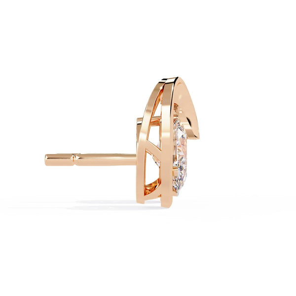 Modern Diamond Stud Earrings