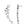 Multi-Shape Diamond Climber Earrings