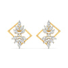 Multi-Shape Diamond Gold Earrings