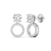 Orbit Diamond Three-way Studs Earrings
