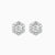 Round Diamonds Halo Studs Earring