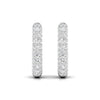 Round cut Diamonds Clustered Elegance Earrings