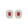 Sangria Lab Grown Diamond Studs