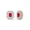 Sangria Lab Grown Diamond Studs