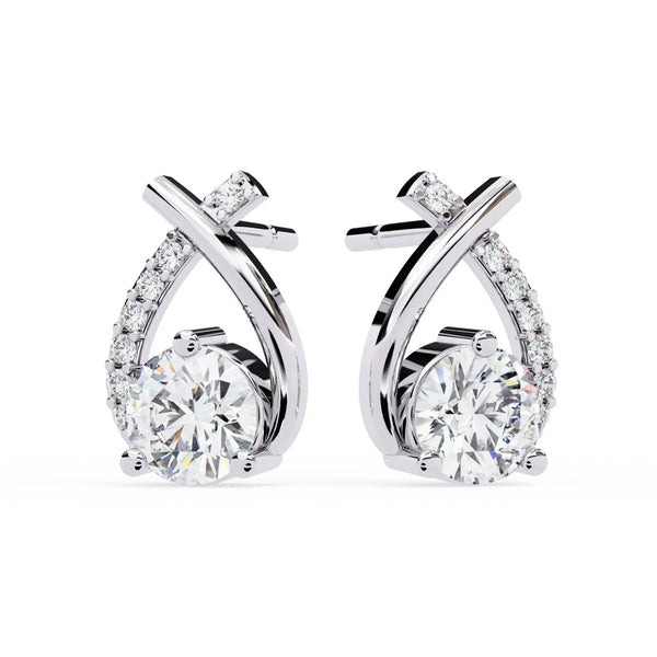 Sleek Cross Diamond Ring