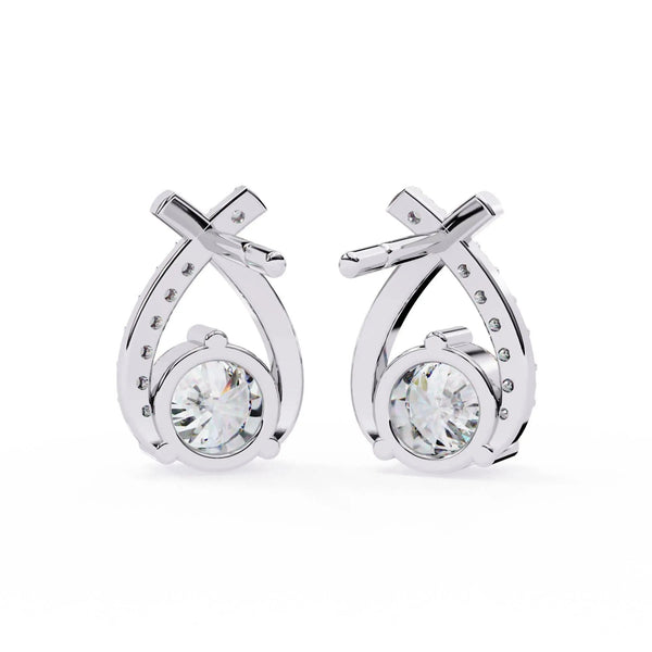 Sleek Cross Diamond Ring