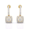 Sleek Drop Diamond Earrings