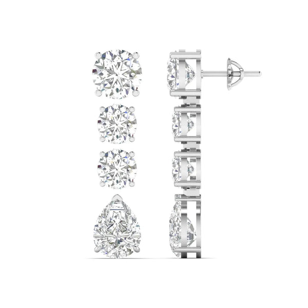 Sparkling Strands Diamond Earrings