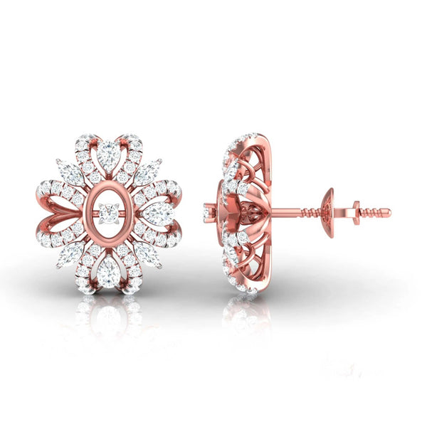 Statement Glam Diamond Earrings