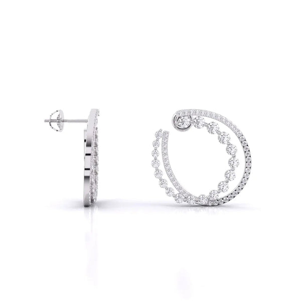 Stylish Diamond Earrings