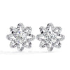 Sunflower Inspired Diamond Earrings