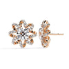 Sunflower Inspired Diamond Earrings