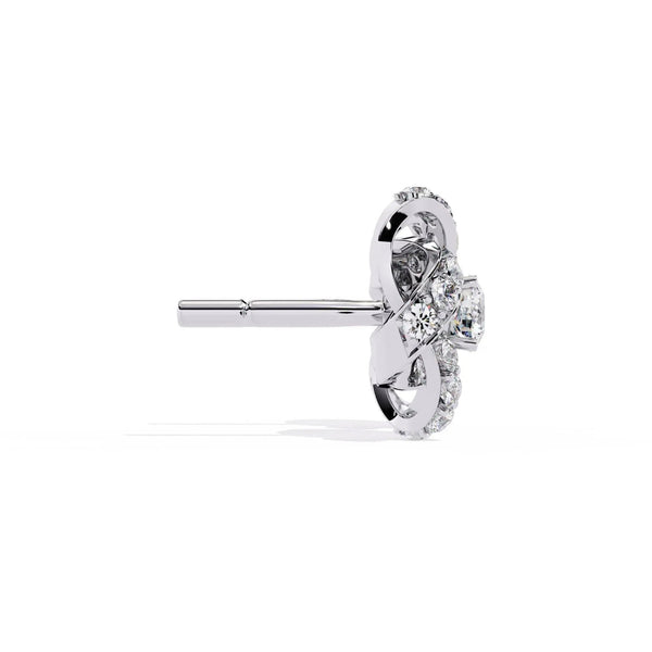 Twirl Shine Diamond Studs