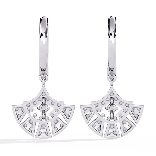 Vintage Dangler Diamond Earrings
