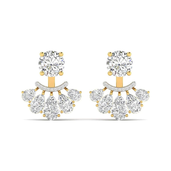Vivid Drop Diamond Earrings