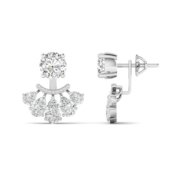 Vivid Drop Diamond Earrings