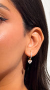 1 Carat Each Heart Delight Diamond Earrings