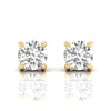 1 Carat Each Solitaire Studs