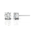 1 Carat Each Solitaire Studs
