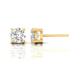 1 Carat Each Solitaire Studs