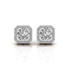 1 Carat Solitaire Timeless Diamond Earrings