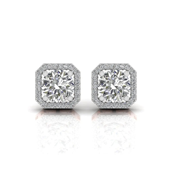 1 Carat Solitaire Timeless Diamond Earrings