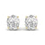 2 Carat Each Oval Shape Diamond Earrings