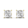 2 Carat Each Princess Shape BasketEarring