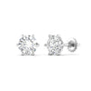2 Carat Each Round Diamonds Studs