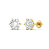 2 Carat Each Round Diamonds Studs